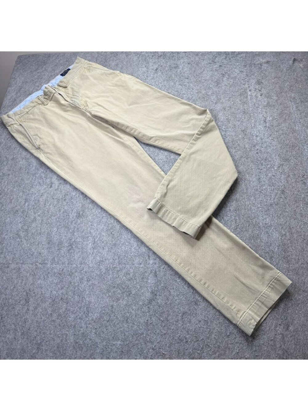 Polo Ralph Lauren Pants Men 34 x 34 Beige Khaki Stretch Straight Fit Chinos